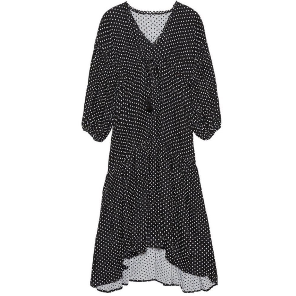 LAST 1- NO OFFERS - Bohemian Asymmetrical Dress - Picture 5 of 7